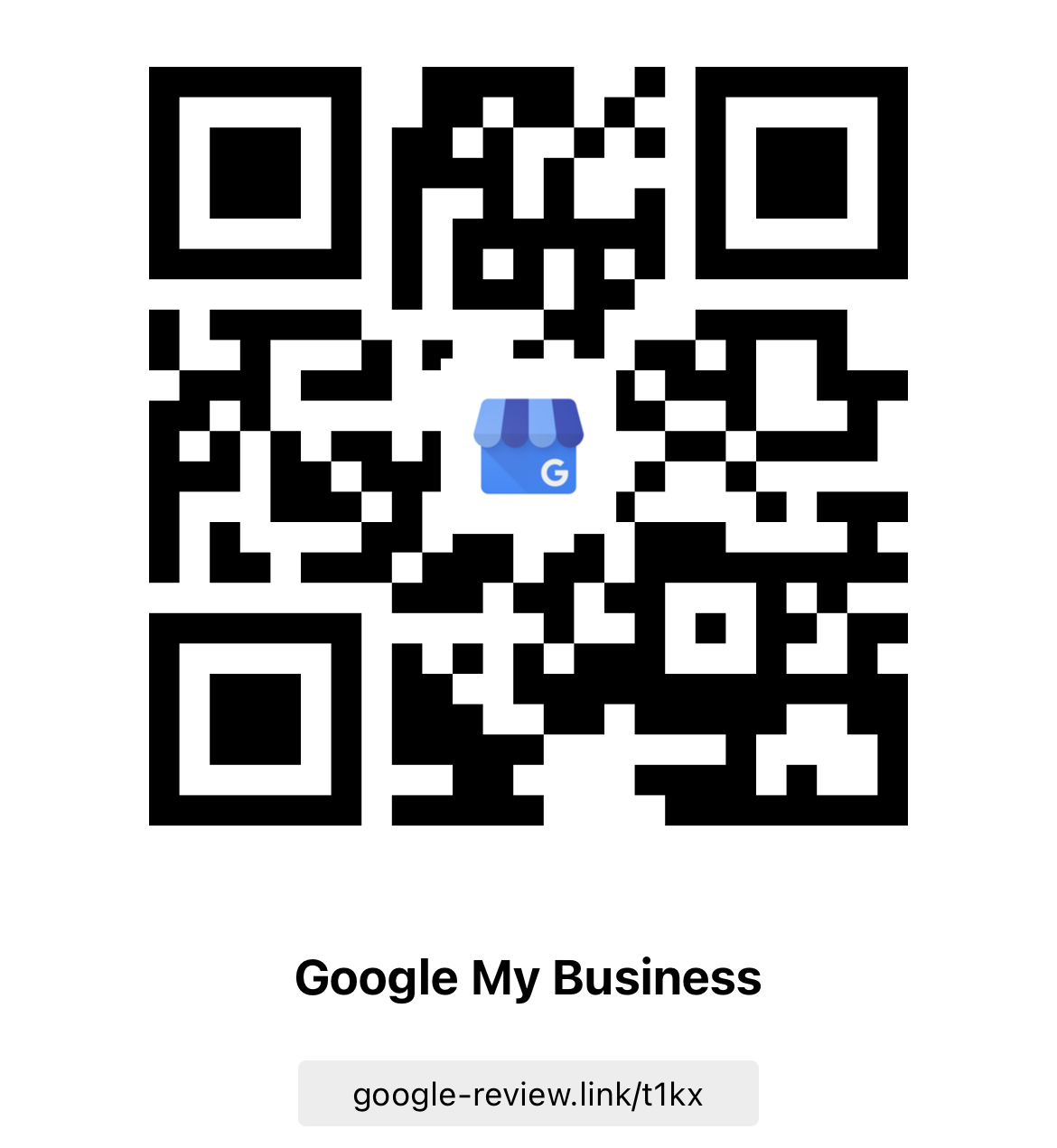 Google QR code