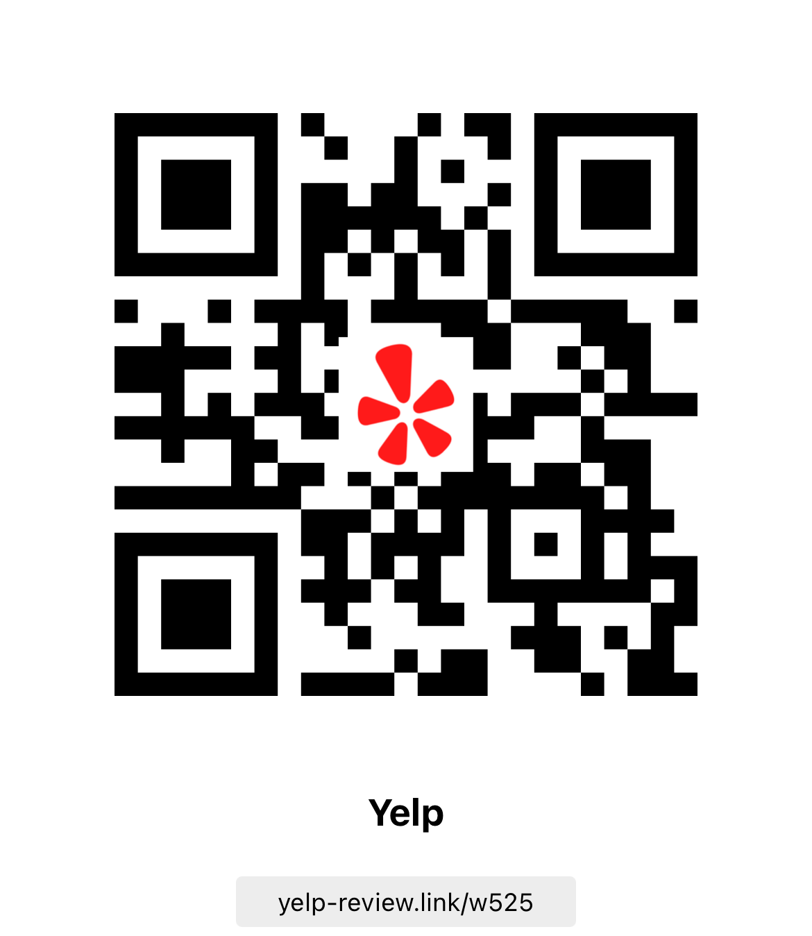 Yelp QR code